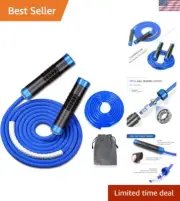 Lightweight 1LB Jump Rope for Boxing and Cardio - Adjustable Tangle-Free Design