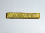 e2371 WW1 US Submarine Service bar for Victory Medal France 1918 B2D62