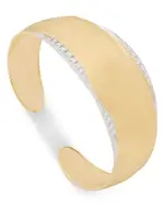 Marco Bicego Diamond Pave Cuff Bracelet in 18K Yellow Gold, 0.36 tcw