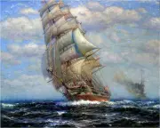 On The High Seas Boat Ship Accent Tile Mural Kitchen Wall Backsplash Ceramic