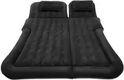 Car Inflatable Bed with Pillow Fit for SUV/Truck/Van Travel Air Bed Portable Inflatable Mattress Set Black