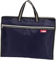 HORIALENCE Portable Document Bag Capacity Oxford Briefcase with Handle for School Office Business Use Durable File Storage for Documents Travel
