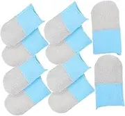 LIFKICH 20pcs Game Finger Touchscreen Thumb Gloves Gaming Gloves Gamer Finger Gloves Mobile Game Gloves Touchscreen Accessories Gaming Finger Protectors Finger Sleeves Silver Fiber