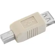 Pro.2 PA2313 USB-A Socket to USB-B Plug Adaptor Cable joiner Gender Changer