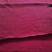 Fabric by The Yard 1 * 1 Heavy Rib 4 Ways High Stretch Knit Fabric Cotton Spandex Ribbing Fabric Good for Cuff Neck Hoody Bottom Legging Waist Band 1 Yard Wine Red