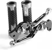 Motorcycle for S&uzuki DR 650 S SE 1994-1999 2000 2001 2002 2003 2004 2005 2006 2007 2008 2009 2010 Racing Grips Handle Grips Brake Levers Clutch DR650 Logo