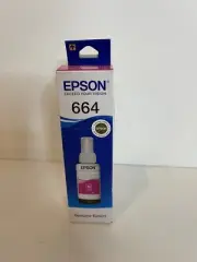 Genuine Epson T664 Magenta Ecotank Refill Ink Bottle 70mL -