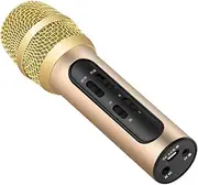 TOGEVAL 14mm Large Diaphragm Capacitance Microphone Ktv Live Singing Mic Professional Sound Card Microphone Handheld for Mobile Computer