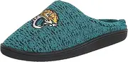 FOCO Mens NFL Team Logo Poly Knit Cup Sole Slippers