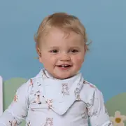 Snuggle Hunny Kittens Organic Dribble Bib