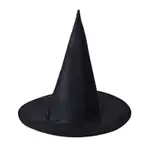 巫師萬聖節帽子黑色牛津布巫師帽化妝服裝道具哈利波特魔法女巫女巫帽