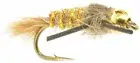 Fly Fishing Flies (Bass, Bream, Trout, Salmon) BH Hare's Ear Rubber Leg (x 6)