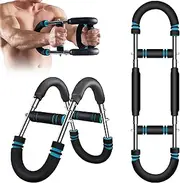 Twister Arm Trainer, Adjustable Forearm Strengthener,Twister Arm Exerciser Chest Workout, Adjustable Strength Trainer,Portable Power Twister Bar Muscular Strength Enhancer at Home Fitness Equipment