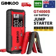 GOOLOO GT4000S Jump Starter 4000A Portable Car Booster Charger 12V Power Bank