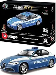 Burago Car 1:24 Model Kit Giulia Police