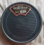 best brand Chip & Dip Plastic Storage Container With Lid 5 Compartment Round