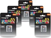 Integral 2GB SD (Secure Digital) Memory Card - 5 Pack | External Data Storage, Legacy Device Compatible - Cameras, MP3 Players, Camcorders and more