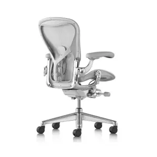 【Herman Miller】Aeron2.0全功能 鋁合金腳 礦石白 B SIZE DW扶手(功能最頂配☆經典再進化 二代人體工學椅)