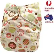 Washable Adjustable Reusable Waterproof Modern Cloth Nappy Nappies Diaper (D108)