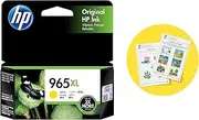 HP 965XL Genuine Original High Yield Yellow Ink Printer Cartridge works with HP OfficeJet Pro 9010 All-in-One Printer series, HP OfficeJet Pro 9020 All-in-One Printer series - (3JA83AA)