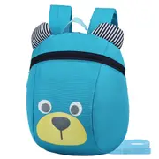 Small schoolbag children boys and girls cute cartoon casual small backpack tide backpack (lake blue)