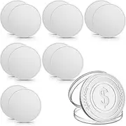 weparmeety 12Pcs Blank Challenge Coin, Brass, metal