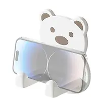 Hair Dryer Rack - Wall Mounted Blow Dryer Rack Hug Bear Hair Dryer Holder | Hair Tool Organizer Cartoon Waterproof Bathroom Storage for Curling Iron