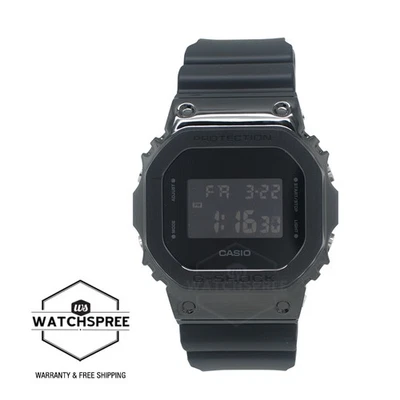 Casio G-Shock GM-5600 Lineup Black Resin Band Watch GM5600UB-1D GM-5600UB-1