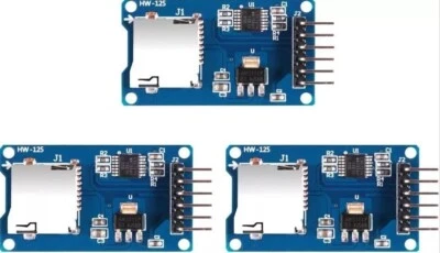 3pcs Arduino SD Card Board Micro SD TF Card Memory Shield Module SPI 3pcs USA