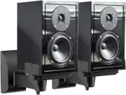 Speaker Wall Mounts Dual Speaker Stands for Surround Sound Speakers Universal...