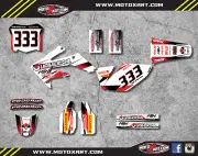 Full Custom Graphic Kit - STORM - Honda CRF 250 - 2006 - 2009 stickers decals