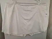 NWT Old Navy Women’s Extra High Rise Go Dry PowerSoft Skort Plus 4X White