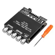ZK-TB21 Bluetooth Amplifier Board,50W+50W+100W 2.1 Channel Subwoofer Amp Boar...