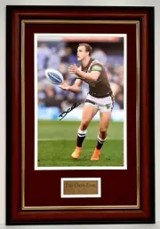 Daly Cherry-Evans Manly Sea Eagles Action Photo Signed Framed Memorabilia