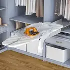 Pull Out Folding Extendable Built-In Drawer Ironing Board Closet Space Save