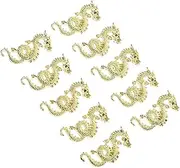 Gogogmee 10pcs Dragon Nail Charms for Women Manicure Gems Unique Metal Decorations for Stylish Nail Art Easy to Use for Home Salon