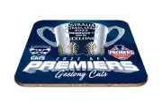 Geelong Cats Official AFL Grand Final 2022 Premiership Cork Backed Coaster