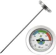 Body Temperature Thermometer - 7" Outdoor Thermometer - Easily Detachable Outdoor Temperature Thermometer for Seeding and Transplanting