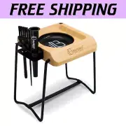 Portable Cone Filling Machine with Bamboo Tray & Stand – Effortless Pre-Rolls