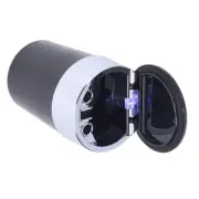 (Style 2)Car Ashtray Smokeless Blue LED Ashtray Cup Holder With Double Smoke US