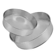 2 Pcs Flour Sieve Sifter for -fine Mesh Strainer Straining
