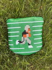 BRAND NEW SILVER FOX GOLF COMPANY GREEN BO KNOWS GATOR MALLET PUTTER COVER