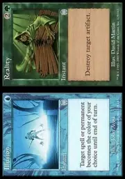 4x Illusion Reality Apocalypse MtG Magic Split Uncommon 4 x4 Card Cards
