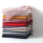 Latest Top Fashion Plain Pashmina Scarves Quality Shawls Comfort Guaranteed UK