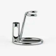 Safety Razor and Shaving Brush Stand Chrome for Muhle razors