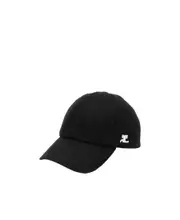 Courrèges Logo Patch Baseball Cap M Black