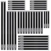 35 Pack Cable Straps,8"-12"-18"-24"-30" Reusable Cable Ties, Hook and Loop wi...