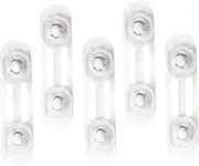 PEPLAYTAL 5PCS Safety Cabinet Locks Self Adhesive Drawer Latch Durable and Flexible Material Easy Installation for Fridge Cabinets Environmental Protection