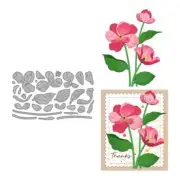 Hibiscus Flowers Metal Cutting Dies Scrapbooking Card Making Craft