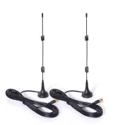2.4GHz WiFi 7dbi Antenna Magnetic Mount RP-SMA For Linksys WiFi Router 2pcs